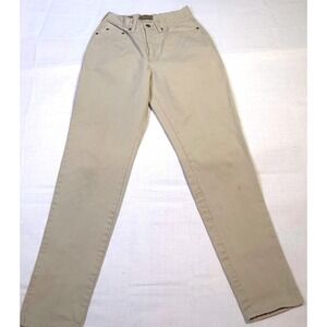 Vintage EXPRESS Jeans Women 7/8 Khaki Straight Leg Pants Casual Everyday READ‎